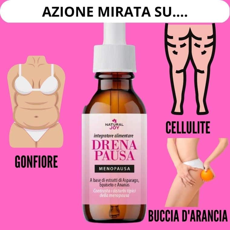 drenante forte potenziato menopausa